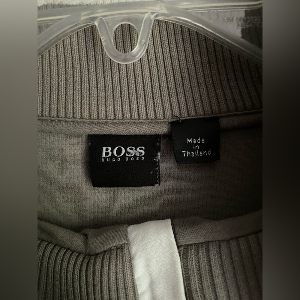 Hugo Boss 1/2 Zip Mens Sweater Size Large - Picture 3 of 5